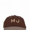 ( New Season ) Marc Jacobs Logo Embroidered Baseball Cap Women, Brown