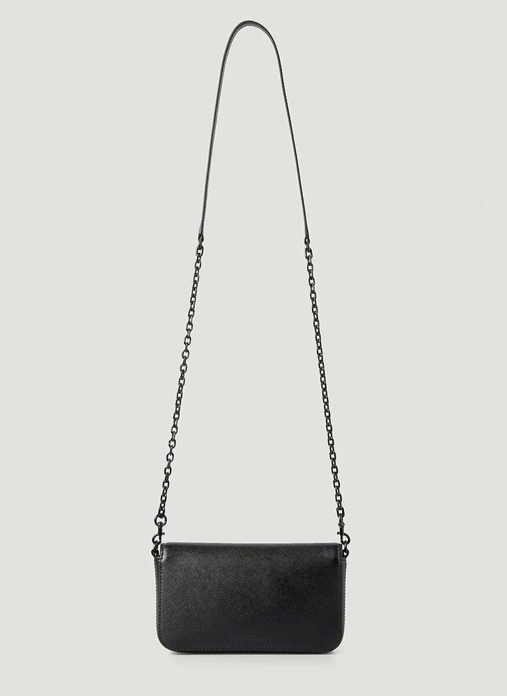 ( New Season ) Marc Jacobs The Hotshot Chain-Link Crossbody Bag Women, Black 2 ( New Season ) Marc Jacobs The Hotshot Chain-Link Crossbody Bag Women, Black - Image 2