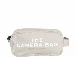 ( New Season ) Marc Jacobs The Camera Logo Print Crossbody Bag Women, Beige