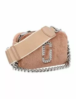 ( New Season ) Marc Jacobs The Push Snapshot Crossbody Bag Women, Brown -Marc Jacobs Store b93cdf6ab4183d2a76c293c614e8cea2