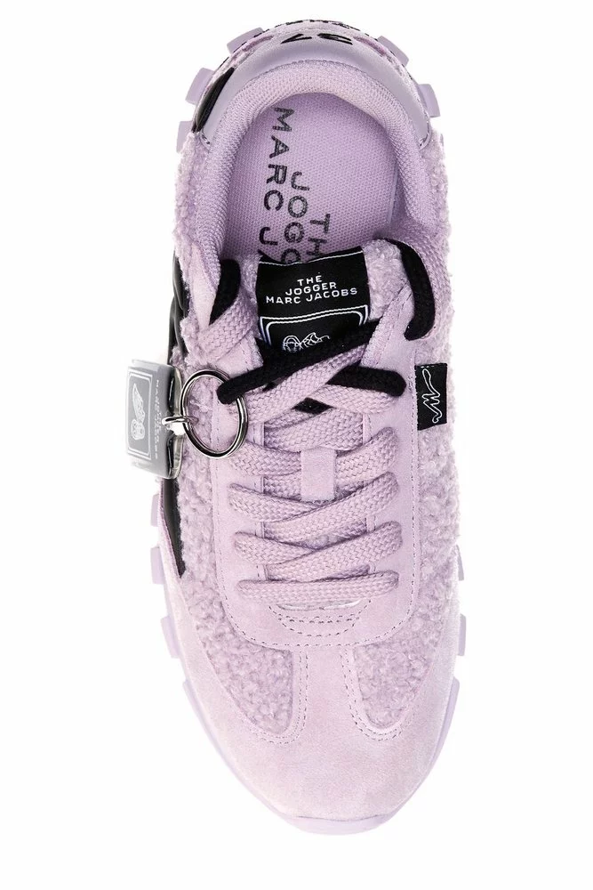 ( New Season ) Marc Jacobs The Teddy Jogger Lace-Up Sneakers Women, Purple 4 ( New Season ) Marc Jacobs The Teddy Jogger Lace-Up Sneakers Women, Purple - Image 4