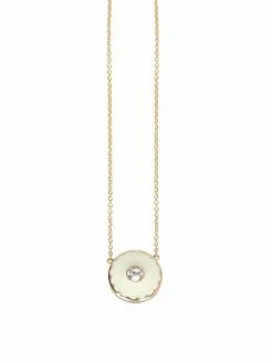 ( New Season ) Marc Jacobs The Medallion Pendant Necklace Women, Green -Marc Jacobs Store c0011ca9542a3b3ec4c96253ebe434b5