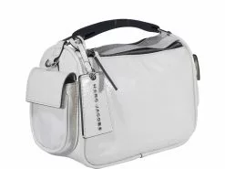 ( New Season ) Marc Jacobs Logo Plaque Zip-Up Tote Bag Women, White -Marc Jacobs Store c178eb215b3e3d34fd1b60a087a5705a