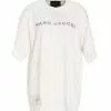 ( New Season ) Marc Jacobs Logo Print Crewneck T-Shirt Women, White