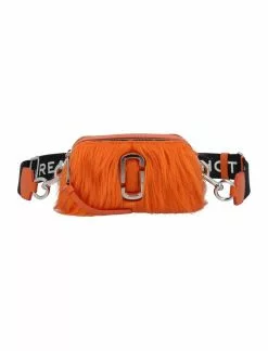 ( New Season ) Marc Jacobs Snapshot Faux Fur Camera Bag Women, Orange -Marc Jacobs Store c7bc95713e2d7b88682cc629b26ea74c