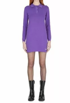 Marc Jacobs Store 34 ( New Season ) Marc Jacobs Three Quarter Tennis Dress Women, Purple
