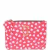 Marc Jacobs The Snapshot Hearts Clutch Bag Women, Multi