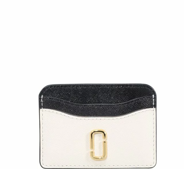 ( New Season ) Marc Jacobs Logo Plaque Card Case Women, White 1 ( New Season ) Marc Jacobs Logo Plaque Card Case Women, White