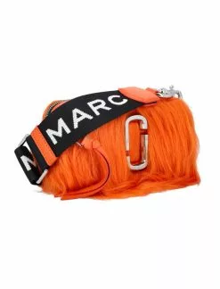 ( New Season ) Marc Jacobs Snapshot Faux Fur Camera Bag Women, Orange -Marc Jacobs Store ccc23fc0e947596f86a2f456e436da59