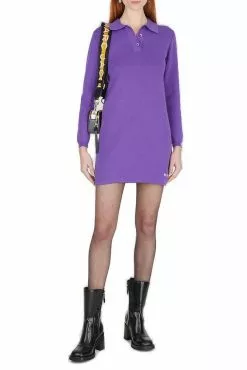 ( New Season ) Marc Jacobs Three Quarter Tennis Dress Women, Purple -Marc Jacobs Store ce345d81e811d4c58415a5db136eddf0