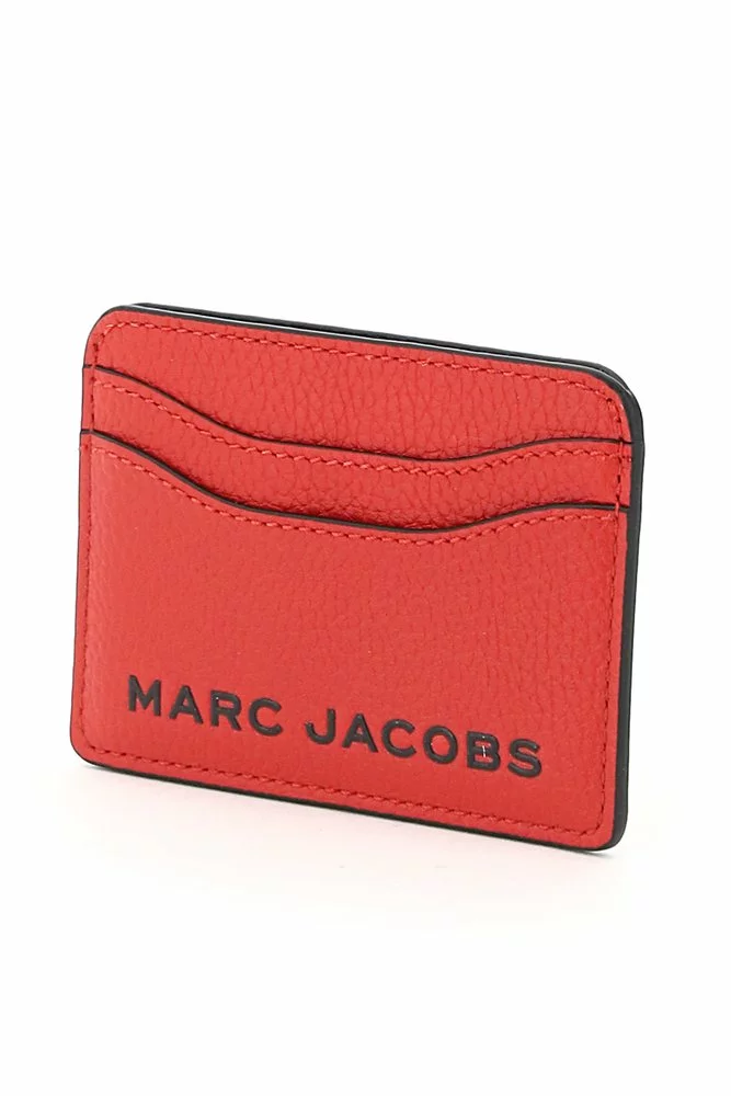 Marc Jacobs Logo Printed Card Case Women, Red 3 Marc Jacobs Logo Printed Card Case Women, Red - Image 3