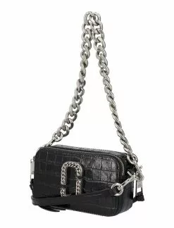 ( New Season ) Marc Jacobs Snapshot Embossed Chain Link Shoulder Bag Women, Black 7 ( New Season ) Marc Jacobs Snapshot Embossed Chain Link Shoulder Bag Women, Black -Marc Jacobs Store d2d127bd1d13bf4591a8dbdb955bdabe