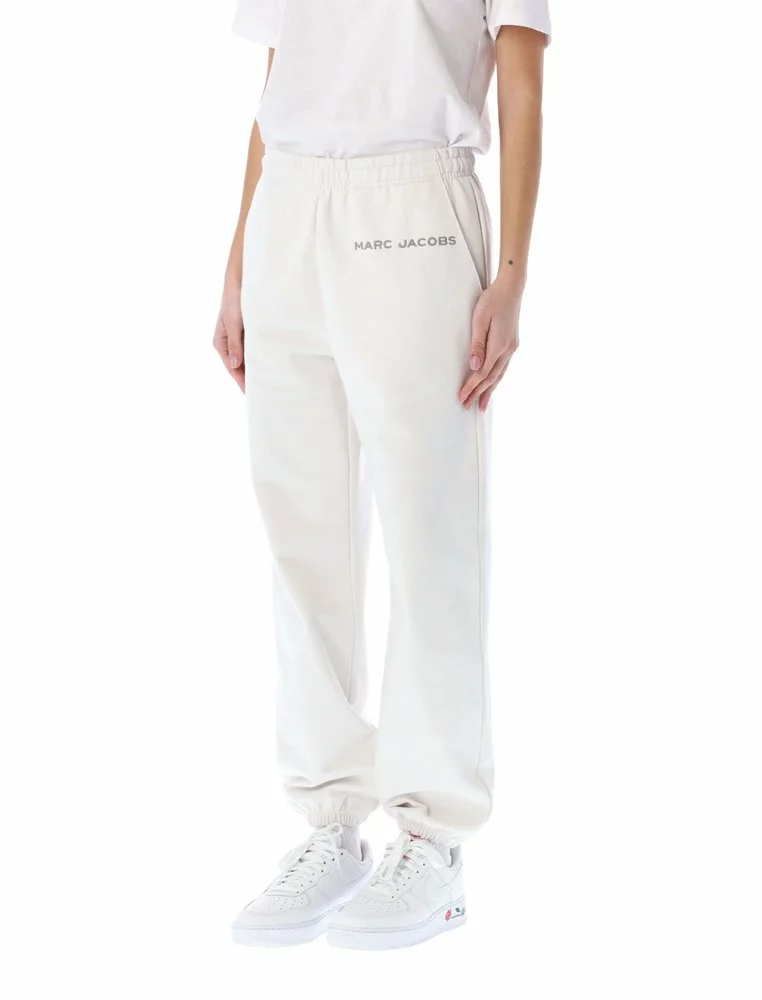( New Season ) Marc Jacobs Logo Embroidered Sweatpants Women, White 1 ( New Season ) Marc Jacobs Logo Embroidered Sweatpants Women, White