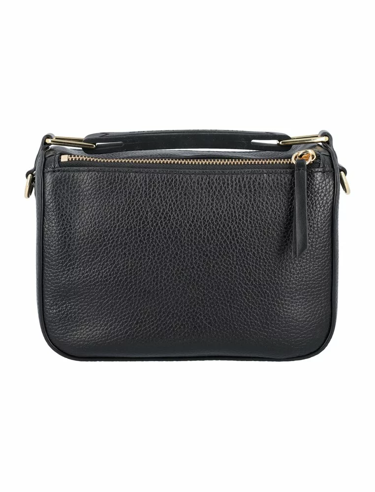 ( New Season ) Marc Jacobs Logo Embossed Mini Shoulder Bag Women, Black 2 ( New Season ) Marc Jacobs Logo Embossed Mini Shoulder Bag Women, Black - Image 2