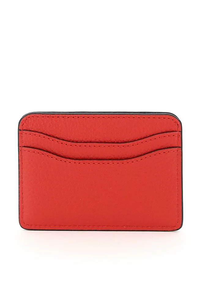 Marc Jacobs Logo Printed Card Case Women, Red 2 Marc Jacobs Logo Printed Card Case Women, Red - Image 2