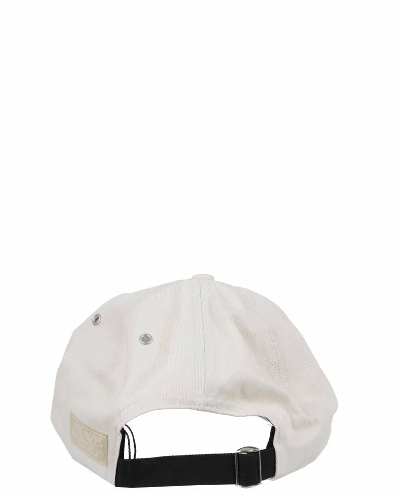 ( New Season ) Marc Jacobs Logo Embroidered Baseball Cap Women, White 2 ( New Season ) Marc Jacobs Logo Embroidered Baseball Cap Women, White - Image 2