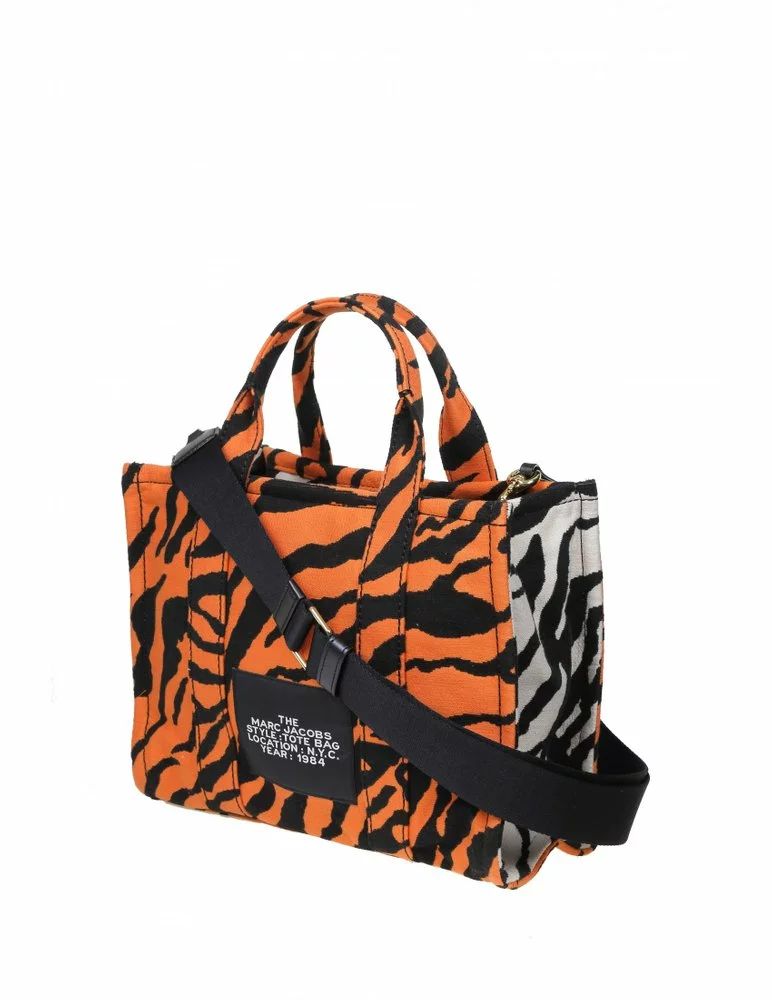 ( New Season ) Marc Jacobs The Jacquard Logo Printed Tote Bag Women, Multi 2 ( New Season ) Marc Jacobs The Jacquard Logo Printed Tote Bag Women, Multi - Image 2