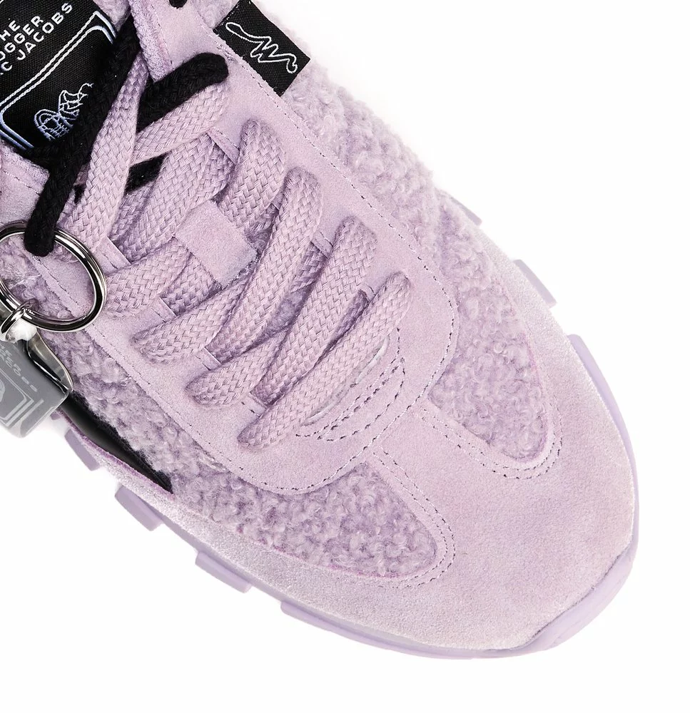 ( New Season ) Marc Jacobs The Teddy Jogger Lace-Up Sneakers Women, Purple 5 ( New Season ) Marc Jacobs The Teddy Jogger Lace-Up Sneakers Women, Purple - Image 5