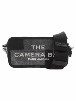 Marc Jacobs The Camera Denim Crossbody Bag Women, Black
