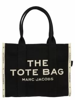 Marc Jacobs Store 23 ( New Season ) Marc Jacobs The Jacquard Logo Detailed Tote Bag Women, Black