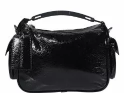 ( New Season ) Marc Jacobs Logo Plaque Zip-Up Tote Bag Women, Black