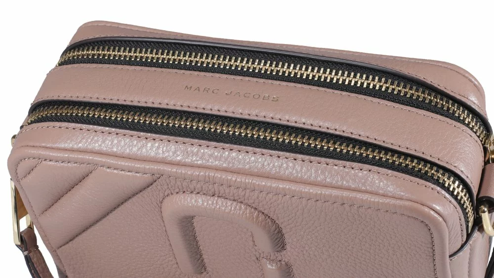 ( New Season ) Marc Jacobs The Moto Shot Zipped Crossbody Bag Women, Beige 4 ( New Season ) Marc Jacobs The Moto Shot Zipped Crossbody Bag Women, Beige - Image 4