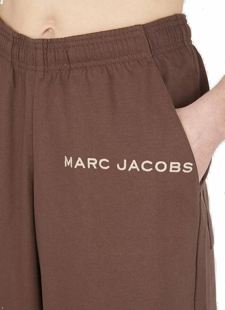( New Season ) Marc Jacobs Logo Embroidered Shorts Women, Brown 5 ( New Season ) Marc Jacobs Logo Embroidered Shorts Women, Brown - Image 5