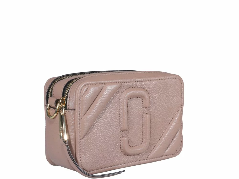 ( New Season ) Marc Jacobs The Moto Shot Zipped Crossbody Bag Women, Beige 3 ( New Season ) Marc Jacobs The Moto Shot Zipped Crossbody Bag Women, Beige - Image 3