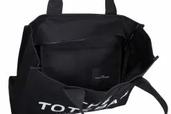( New Season ) Marc Jacobs The XL Logo Printed Tote Bag Women, Black -Marc Jacobs Store fe28d591e376988a5707cf60f7665bf7
