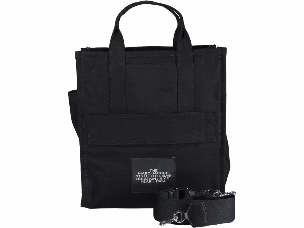 ( New Season ) Marc Jacobs The Functional Logo Printed Tote Bag Women, Black 2 ( New Season ) Marc Jacobs The Functional Logo Printed Tote Bag Women, Black - Image 2